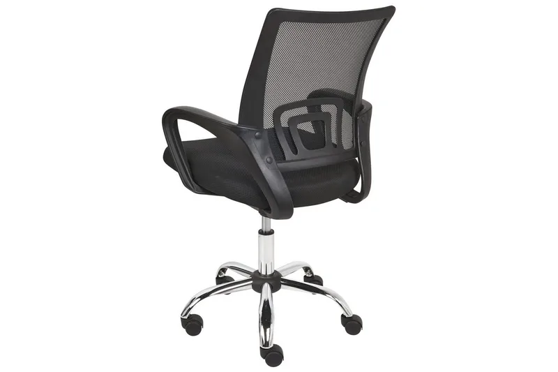 Kontorsstol Solid Svart/Silver - Svart/Silver - Möbler - Fåtölj & stolar - Kontorsstol & skrivbordsstol