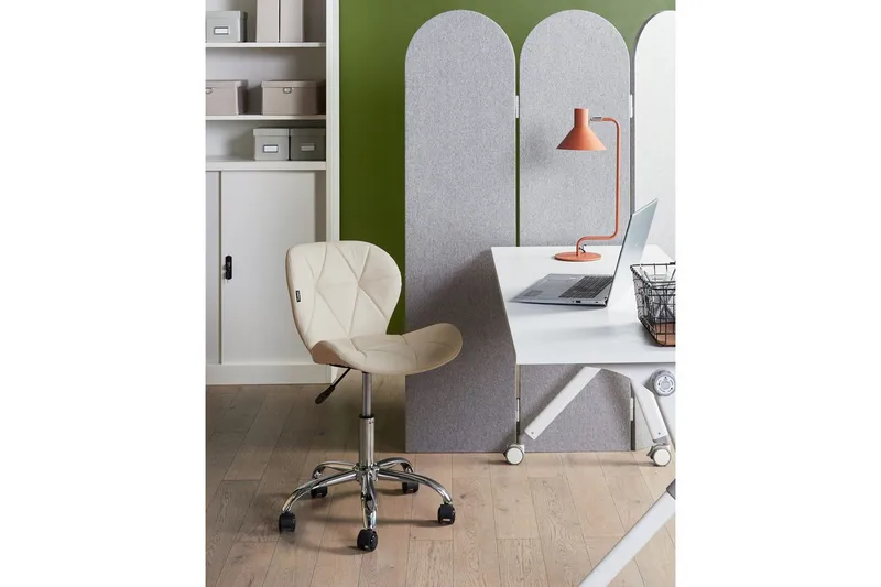 Kontorsstol Valetta Beige - Beige - Möbler - Fåtölj & stolar - Kontorsstol & skrivbordsstol