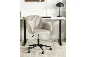 Kontorsstol Venice Beige/svart - Beige/svart - Möbler - Fåtölj & stolar - Kontorsstol & skrivbordsstol