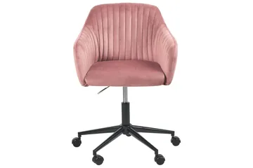 Kontorsstol Venice Rosa/Svart - Rosa/Svart - Möbler - Fåtölj & stolar - Kontorsstol & skrivbordsstol