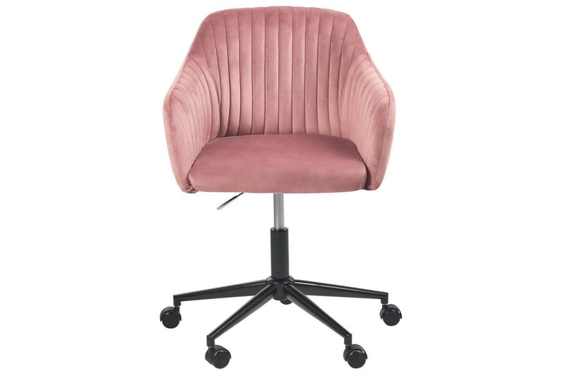 Kontorsstol Venice Rosa/Svart - Rosa/Svart - Möbler - Fåtölj & stolar - Kontorsstol & skrivbordsstol