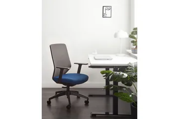 Kontorsstol Virtuoso Blå/svart/grå - Blå/svart/grå - Möbler - Fåtölj & stolar - Kontorsstol & skrivbordsstol