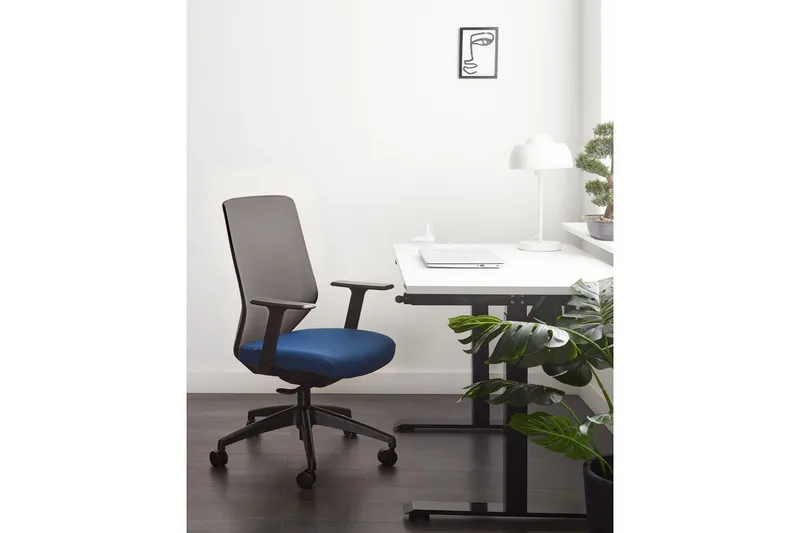Kontorsstol Virtuoso Blå/svart/grå - Blå/svart/grå - Möbler - Fåtölj & stolar - Kontorsstol & skrivbordsstol