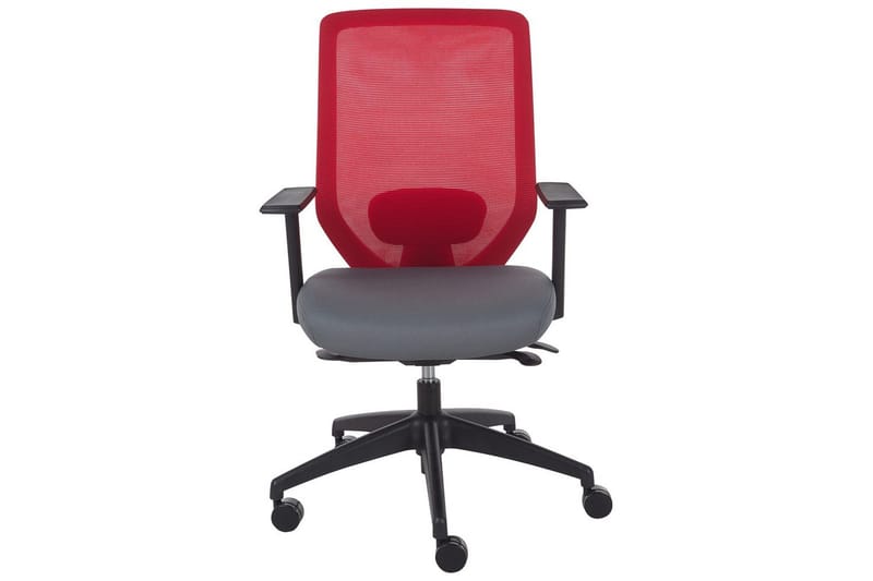 Kontorsstol Virtuoso Röd/grå/svart - Röd/grå/svart - Möbler - Fåtölj & stolar - Kontorsstol & skrivbordsstol