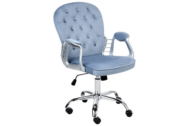 Kontorsstol Princess, Blå, Silver, Svart