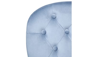 Kontorsstol Princess - Blå, Silver, Svart - Möbler - Fåtölj & stolar - Kontorsstol & skrivbordsstol