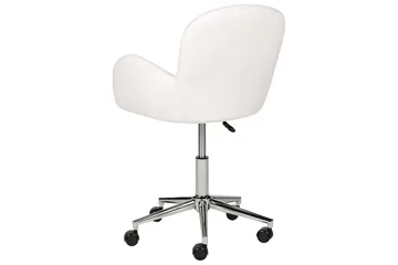 Kontorsstol Priddy Vit/Silver - Vit/Silver - Möbler - Fåtölj & stolar - Kontorsstol & skrivbordsstol