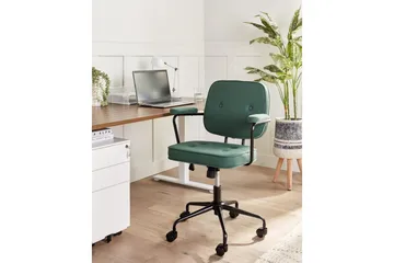 Kontorsstol Pawnee Grön/Svart - Grön/Svart - Möbler - Fåtölj & stolar - Kontorsstol & skrivbordsstol