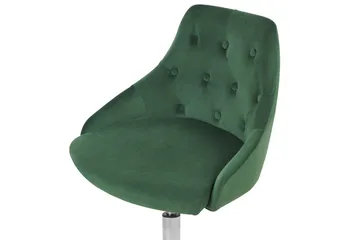 Kontorsstol Parrish Grön/Svart/Silver - Grön/Svart/Silver - Möbler - Fåtölj & stolar - Kontorsstol & skrivbordsstol