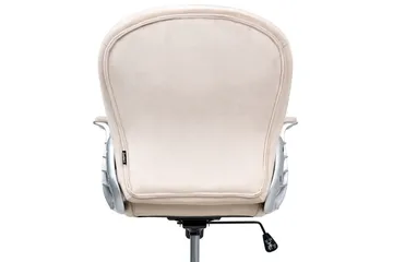 Kontorsstol Princess - Beige, Silver, Svart - Möbler - Fåtölj & stolar - Kontorsstol & skrivbordsstol