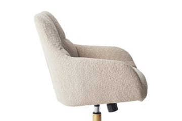 Kontorsstol Palmdale Beige/svart/guld - Beige/svart/guld - Möbler - Fåtölj & stolar - Kontorsstol & skrivbordsstol