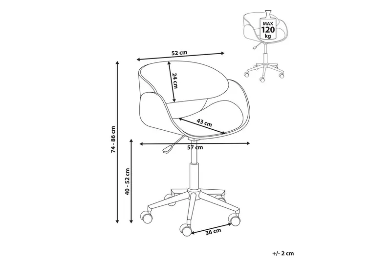 Kontorsstol Palatka - Möbler - Fåtölj & stolar - Kontorsstol & skrivbordsstol