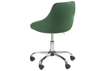 Kontorsstol Parrish Grön/Svart/Silver - Grön/Svart/Silver - Möbler - Fåtölj & stolar - Kontorsstol & skrivbordsstol