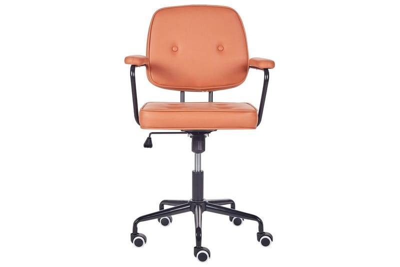 Kontorsstol Pawnee Orange/Svart - Orange/Svart - Möbler - Fåtölj & stolar - Kontorsstol & skrivbordsstol