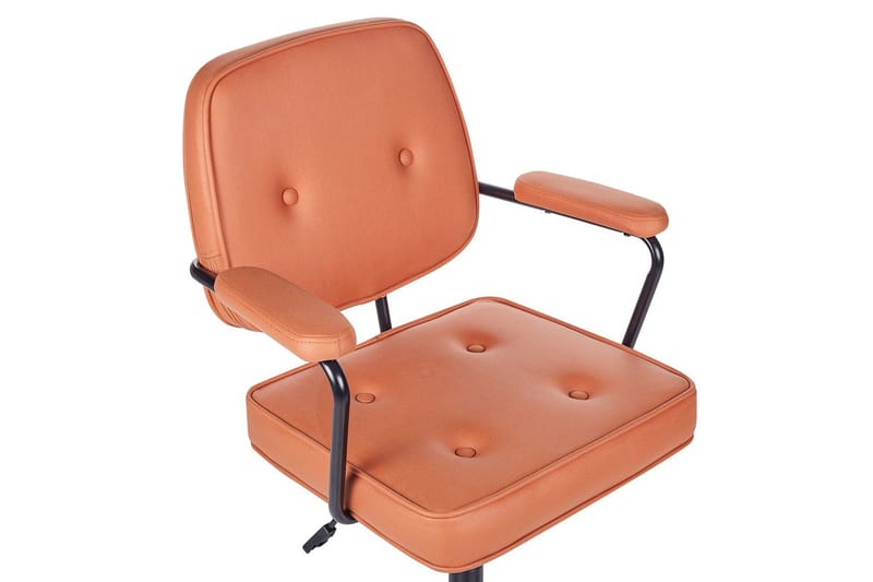 Kontorsstol Pawnee Orange/Svart - Orange/Svart - Möbler - Fåtölj & stolar - Kontorsstol & skrivbordsstol