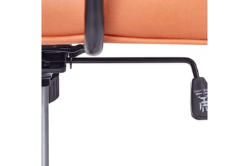 Kontorsstol Pawnee Orange/Svart - Orange/Svart - Möbler - Fåtölj & stolar - Kontorsstol & skrivbordsstol