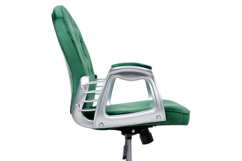 Kontorsstol Princess - Grön, Silver, Svart - Möbler - Fåtölj & stolar - Kontorsstol & skrivbordsstol