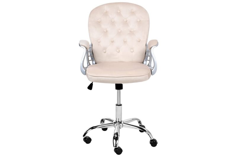 Kontorsstol Princess - Beige, Silver, Svart - Möbler - Fåtölj & stolar - Kontorsstol & skrivbordsstol