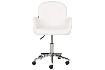 Kontorsstol Priddy Vit/Silver - Vit/Silver - Möbler - Fåtölj & stolar - Kontorsstol & skrivbordsstol