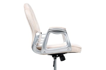 Kontorsstol Princess - Beige, Silver, Svart - Möbler - Fåtölj & stolar - Kontorsstol & skrivbordsstol