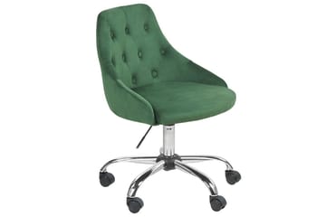 Kontorsstol Parrish Grön/Svart/Silver - Grön/Svart/Silver - Möbler - Fåtölj & stolar - Kontorsstol & skrivbordsstol