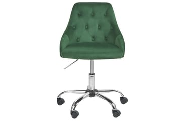 Kontorsstol Parrish Grön/Svart/Silver - Grön/Svart/Silver - Möbler - Fåtölj & stolar - Kontorsstol & skrivbordsstol