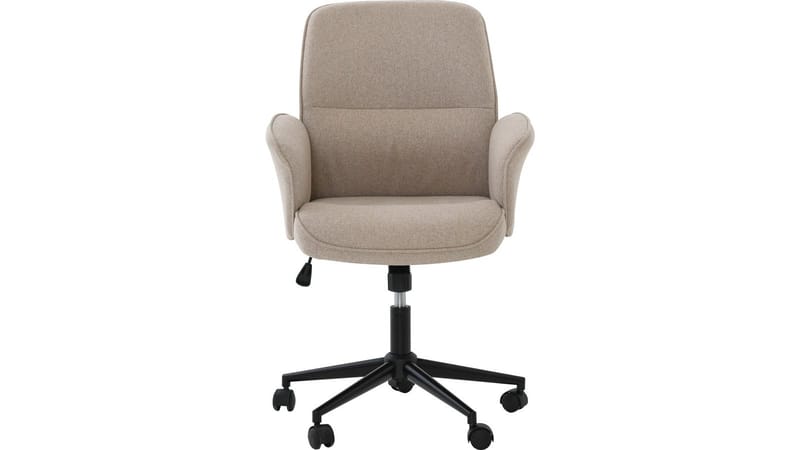 Kontorstol Ylvara Låg Rygg - Beige - Möbler - Fåtölj & stolar - Kontorsstol & skrivbordsstol