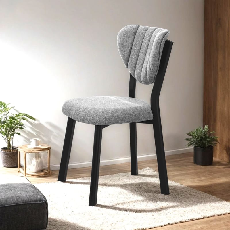 Krylor Matstol - Grå - Möbler - Fåtölj & stolar - Matstol & köksstol