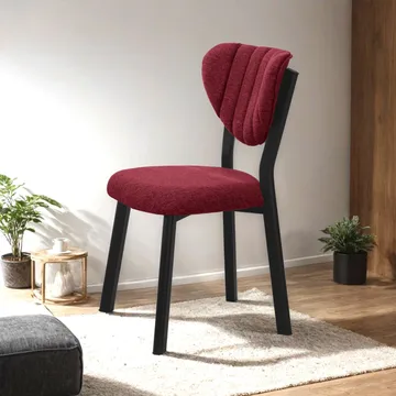 Krylor Matstol - Vinröd - Möbler - Fåtölj & stolar - Matstol & köksstol