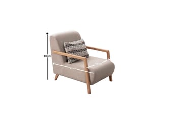 Latrona Fåtölj - Krämvit - Möbler - Fåtölj & stolar - Fåtölj