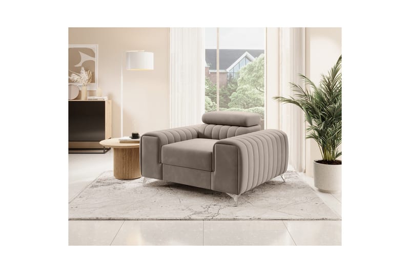 Laurece Fåtölj - Beige - Möbler - Fåtölj & stolar - Fåtölj