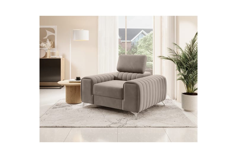 Laurece Fåtölj - Beige - Möbler - Fåtölj & stolar - Fåtölj