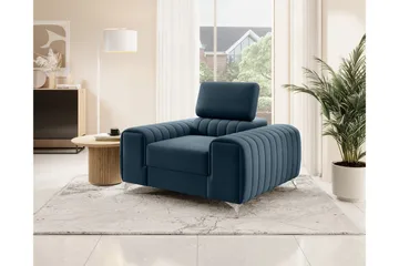 Laurece Fåtölj - Blå - Möbler - Fåtölj & stolar - Fåtölj