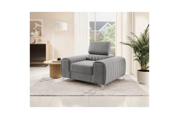 Laurece Fåtölj - Grå - Möbler - Fåtölj & stolar - Fåtölj