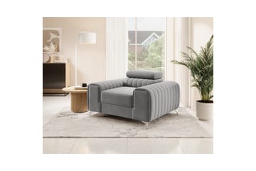 Laurece Fåtölj - Grå - Möbler - Fåtölj & stolar - Fåtölj