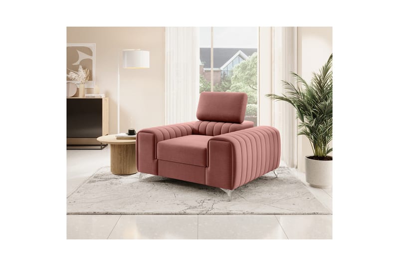 Laurece Fåtölj - Rosa - Möbler - Fåtölj & stolar - Fåtölj