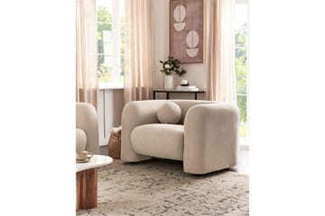 Leiren Fåtölj i Boucle - Beige - Möbler - Fåtölj & stolar - Fåtölj