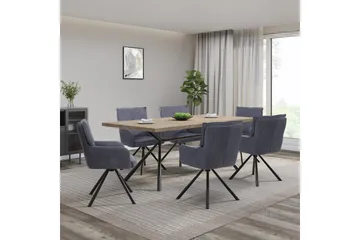 Les Karmstol - Grå - Möbler - Fåtölj & stolar - Matstol & köksstol