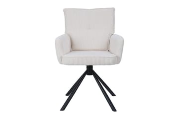 Les Karmstol - Vit - Möbler - Fåtölj & stolar - Matstol & köksstol