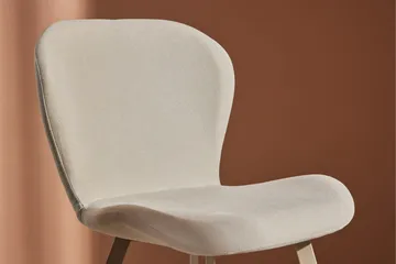 Lilja Matstol i Tyg med Metallben - Beige - Möbler - Fåtölj & stolar - Matstol & köksstol