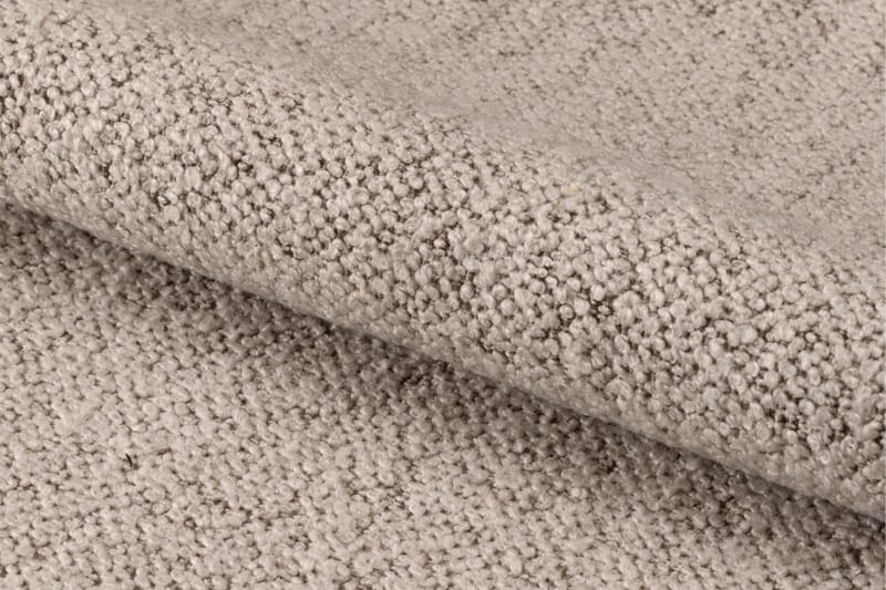 Lipie Matstol i Bouclé med Metallben - Beige - Möbler - Fåtölj & stolar - Matstol & köksstol