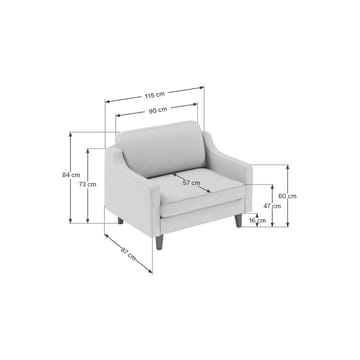 Lorvas Fåtölj - Grafitgrå - Möbler - Fåtölj & stolar - Fåtölj
