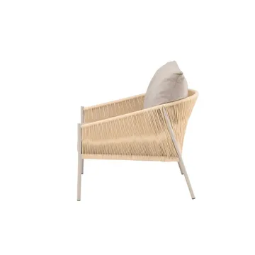 Louie Fåtölj i Linne - Beige - Möbler - Fåtölj & stolar - Fåtölj