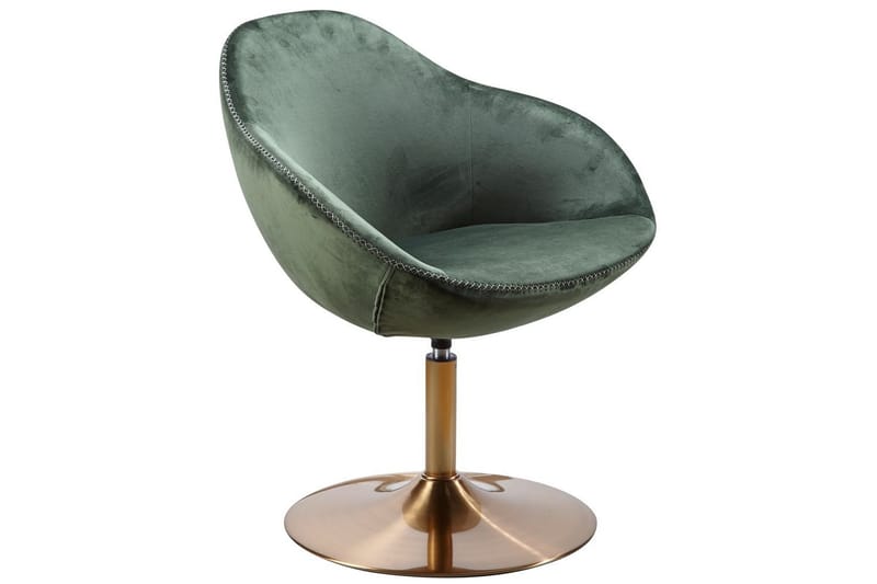 Lounge & Cocktailstol Wohnling Siran Sammet Klädd Industriell - Möbler - Fåtölj & stolar - Fåtölj