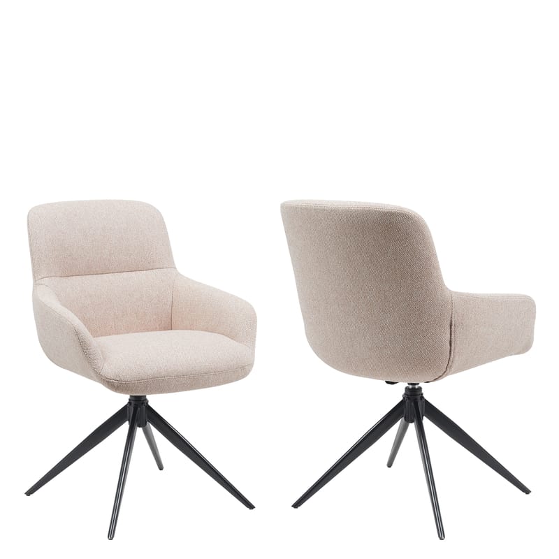 Lyrin Kontorsstol 2-pack - Beige - Möbler - Fåtölj & stolar - Kontorsstol & skrivbordsstol