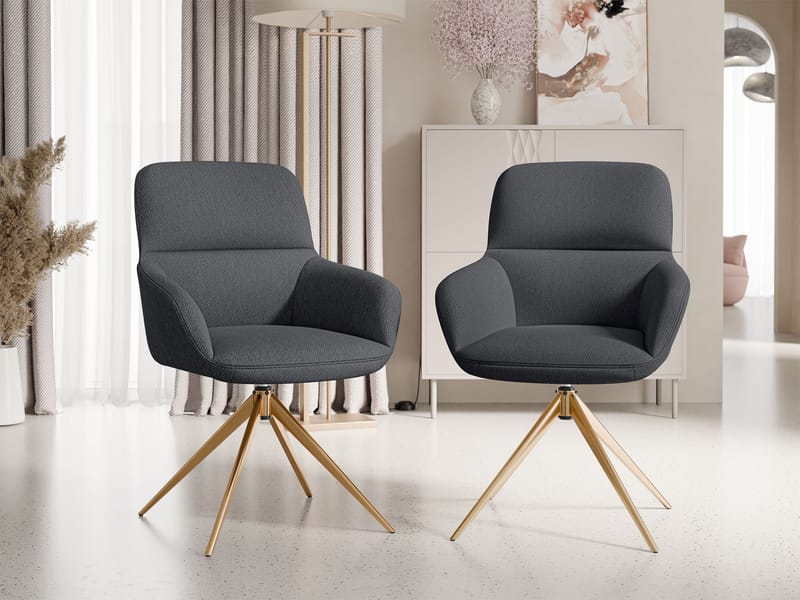 Lyrin Kontorsstol 2-pack - Beige - Möbler - Fåtölj & stolar - Kontorsstol & skrivbordsstol