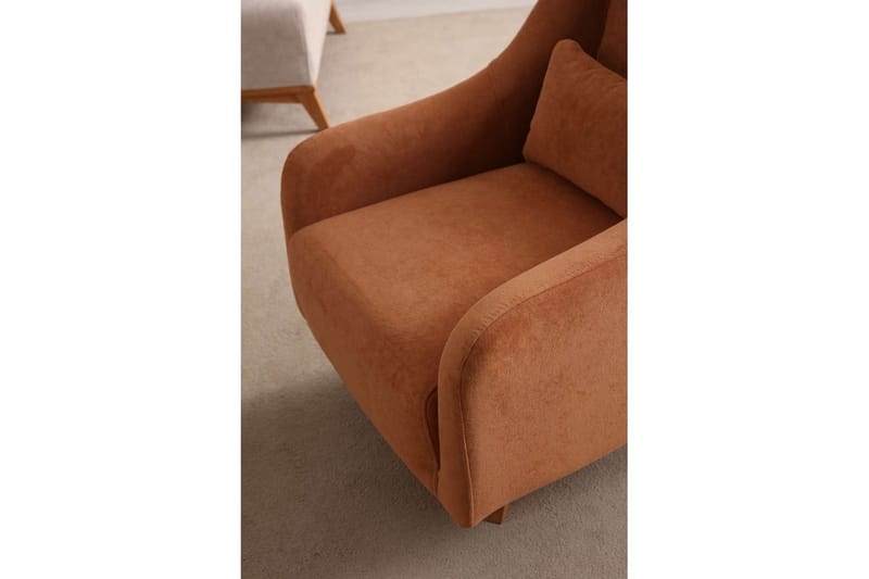 Malkiat Loungefåtölj - Orange - Möbler - Fåtölj & stolar - Fåtölj
