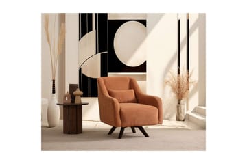 Malkiat Loungefåtölj - Orange/Svart - Möbler - Fåtölj & stolar - Fåtölj