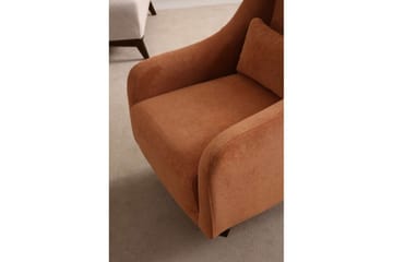 Malkiat Loungefåtölj - Orange/Svart - Möbler - Fåtölj & stolar - Fåtölj