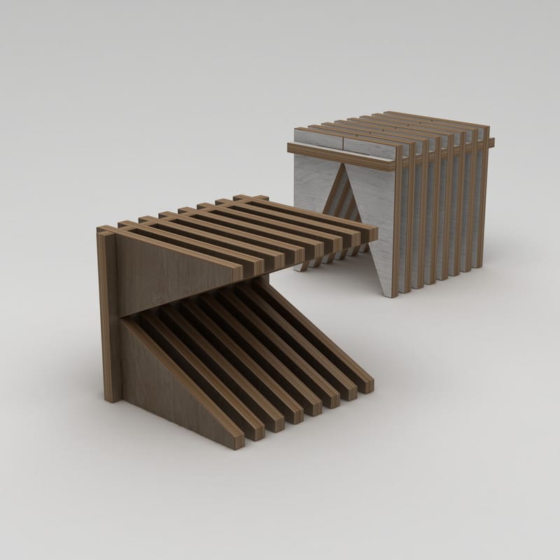 Matira Pall 51 cm - Naturträ - Möbler - Fåtölj & stolar - Pall & puff